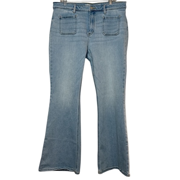 KanCan Women's Light Blue High Rise Flare Jeans Size 32 - Picture 1 of 6